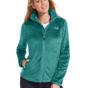 Womens Green Blue Osito North Face Fuzzy Jacket
